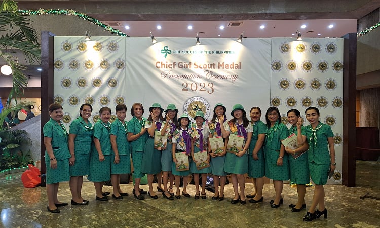 7 Girl Scouts of Davao City Council shine at the Chief Girl Scout Medal
