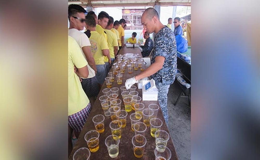 200 inmates negative of drugs