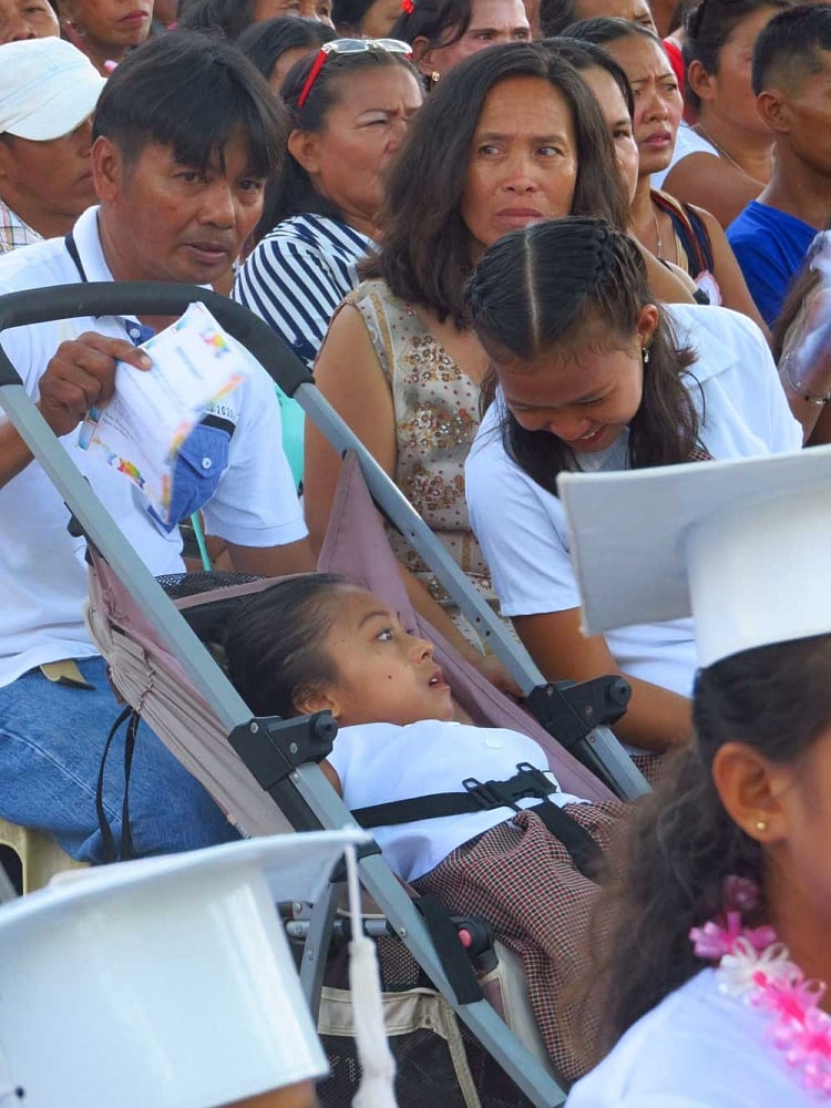 Girl with ‘brittle bone disease’ shows true grit