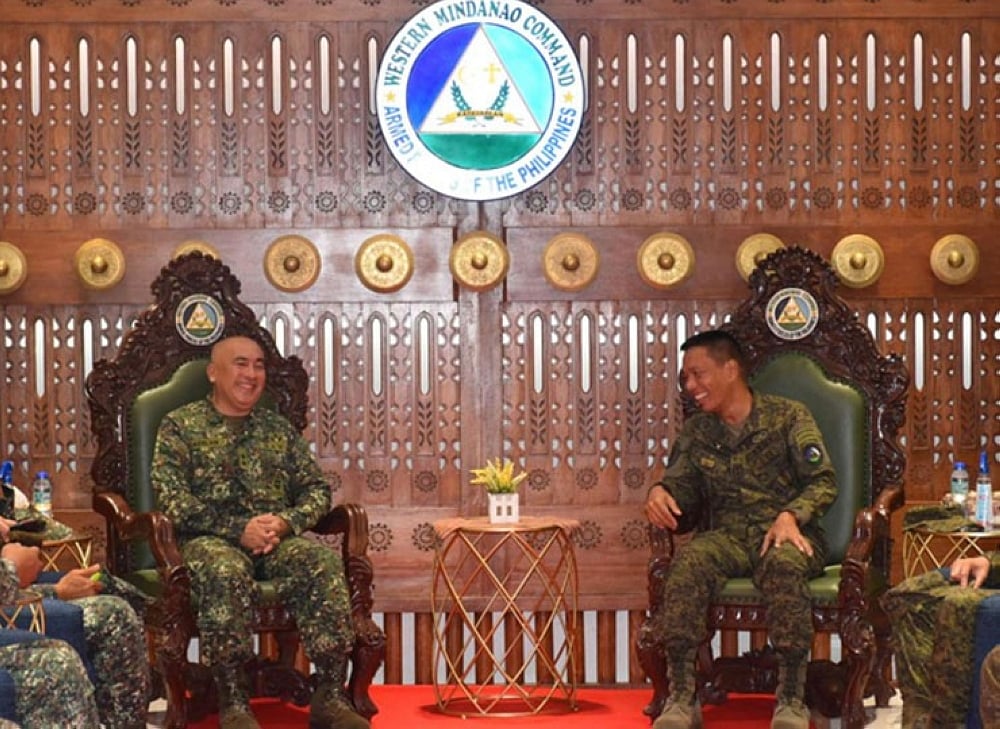 Bgen Romeo Racadio Philippine Marine Corps commandant visits Westmincom