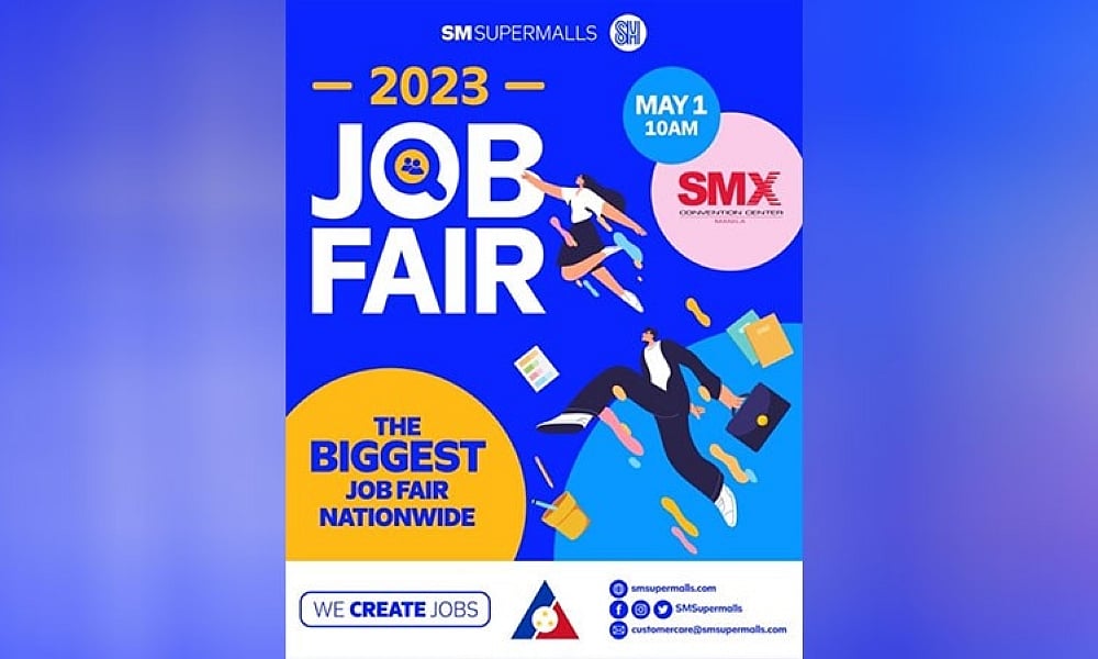 Largest nationwide job fair at SMX Manila on May 1
