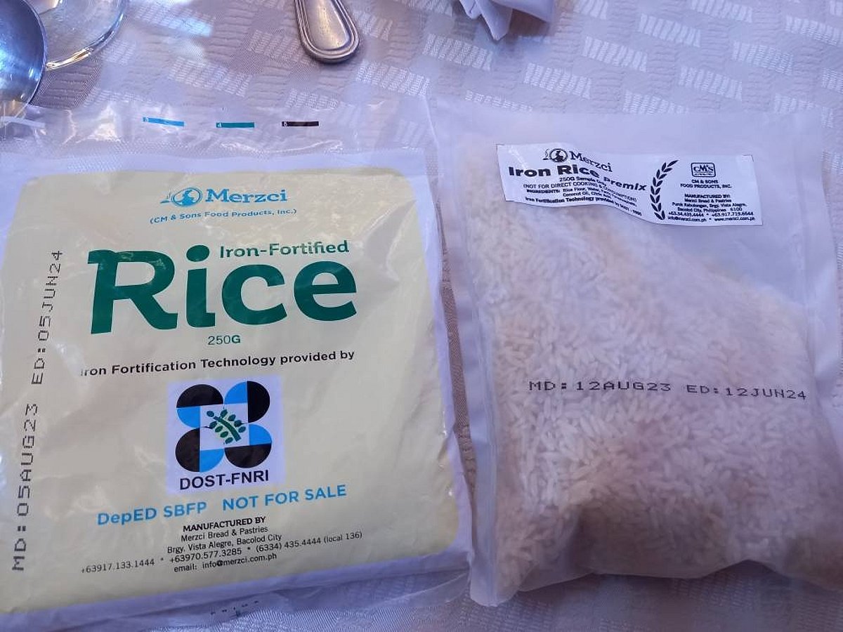 Merzci Launches Iron-Fortified Rice in Bacolod to Combat Malnutrition ...