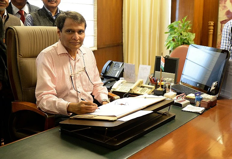Railway Minister Suresh Prabhu (Credits: AFP PHOTO / PRAKASH SINGH)