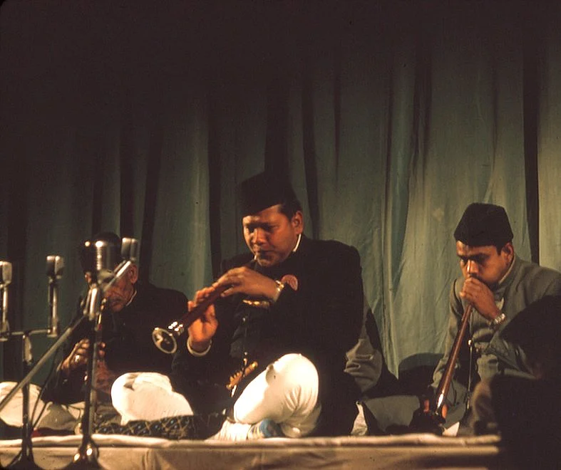 At a concert in a younger age (Source: Wikimedia Commons)