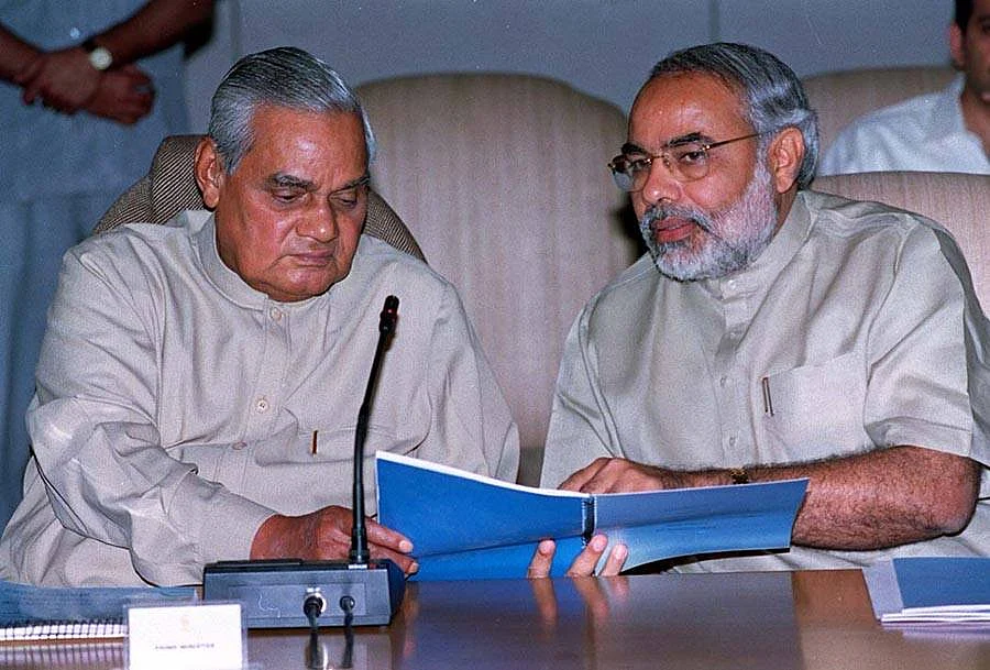 With Narendra Modi