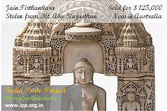 Stolen Jain Tirthankara