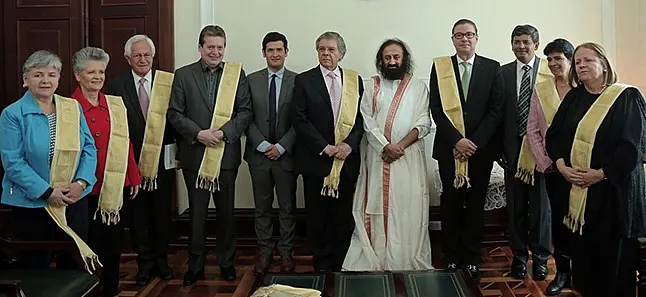 How Sri Sri Ravi Shankar Played A Key Role In Ending One Of Latin America’s Most
Brutal Conflicts