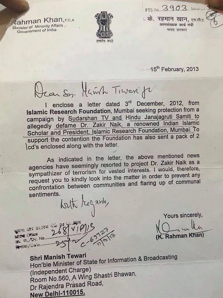 Zakir Naik Donated Rs 51 Lakh. How Did Sonia Gandhi Return The Favour?