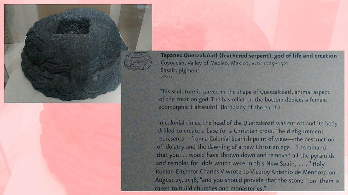 Quetzalcoatl with a feminine base, National Museum of the American Indian, New York