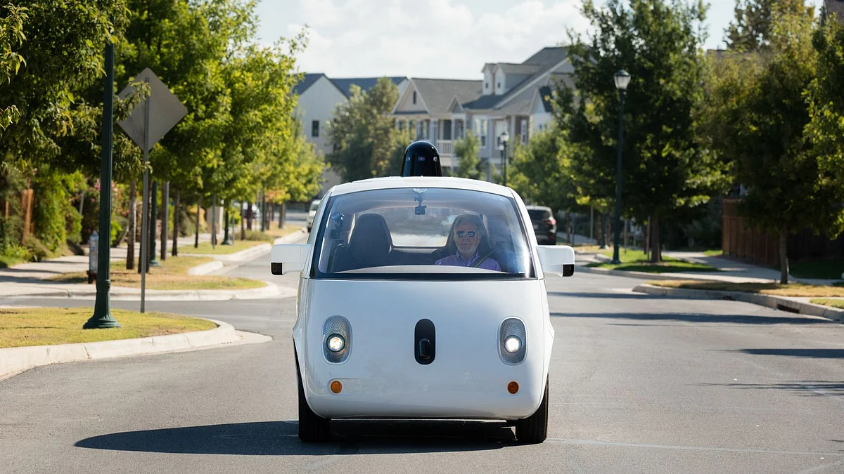 Self-driving car prototype. (Waymo)
