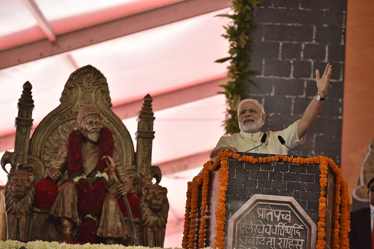 PM Modi Inaugurates Shiv Smarak. Here’s Everything You Need To Know About The World’s Next Biggest Statue