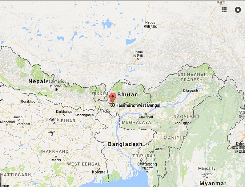 Hasimara West Bengal Map India To Deploy First Squadron Of Nuclear-Capable Rafale Fighter Jets In  Bengal To Counter China