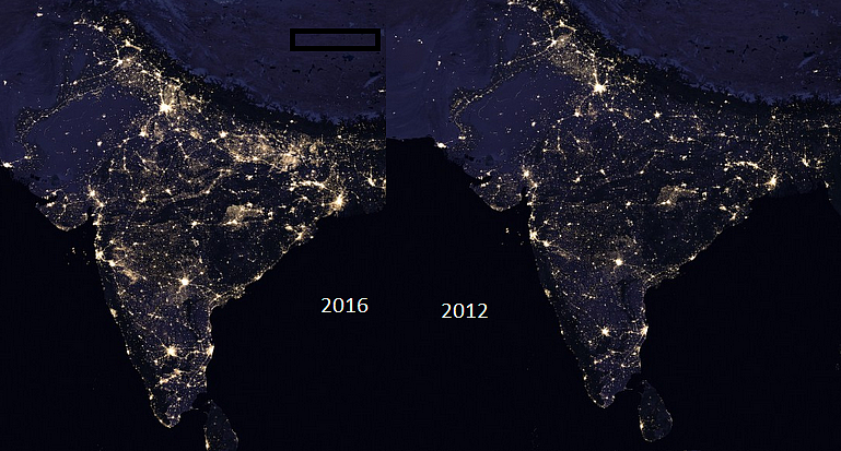 NASA’s Night-Shots Show Huge Growth Of Indian Cities Between 2012 And 2016