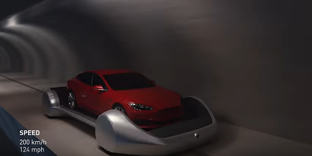 A render of The Boring Company’s project