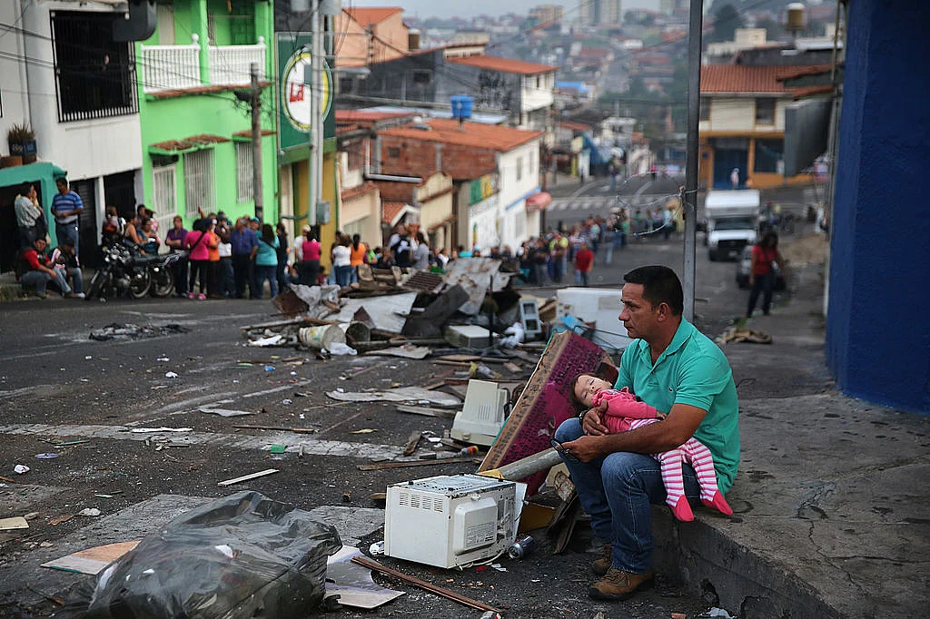 Venezuela ruined (John Moore/Getty Images) 