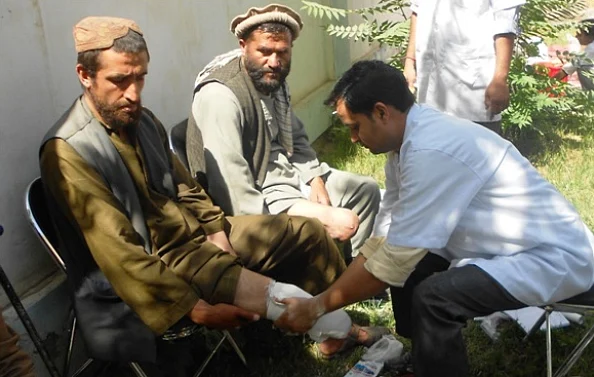 India in Afghanistan: The ‘Jaipur feet’ fame BMVSS provides artificial limbs to Afghans who lost their limbs to landmines. 