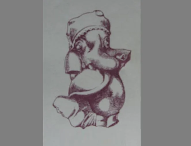 Oldest Ganesha form (Picture courtesy: Varalar.com: Iravatham Mahadevan)