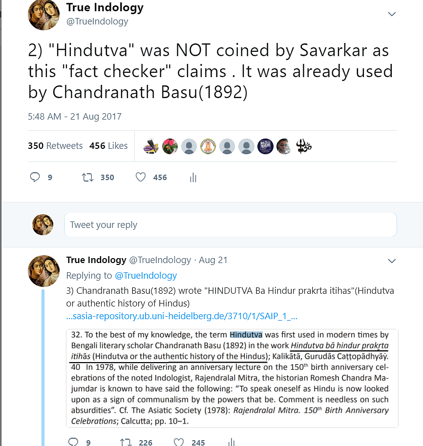 ‘True Indology’ Responds