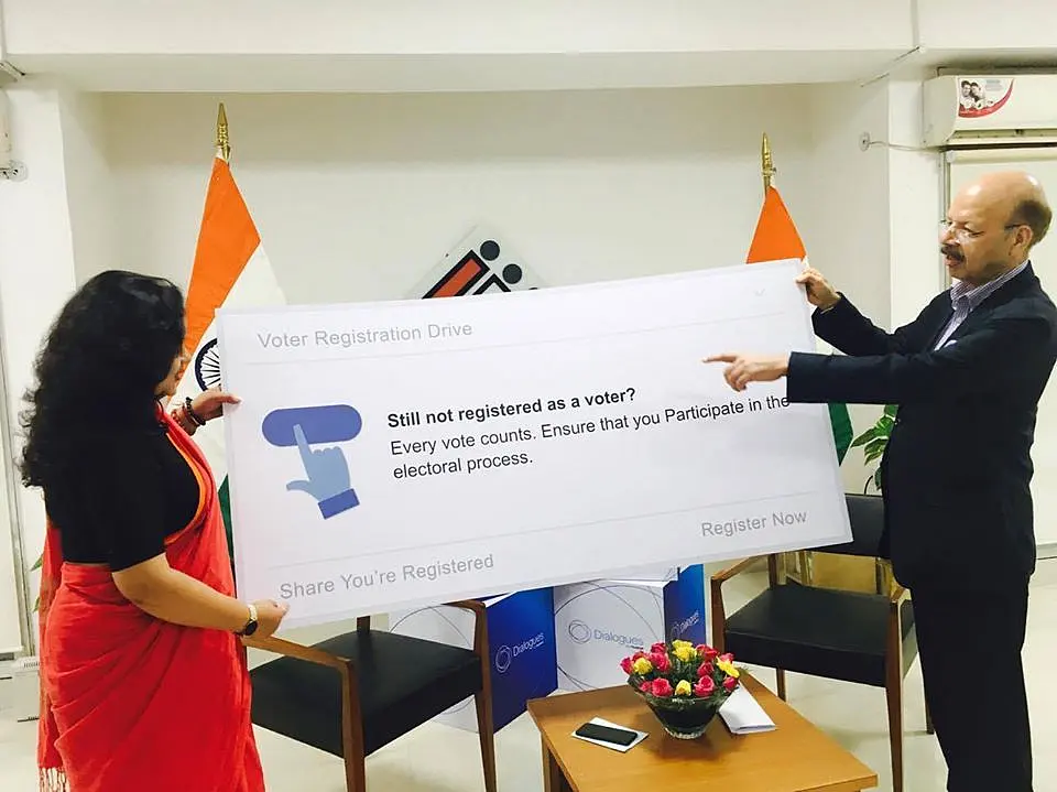 Election Commission Partners With Facebook To Reach Out To New Voters Via Social Media
