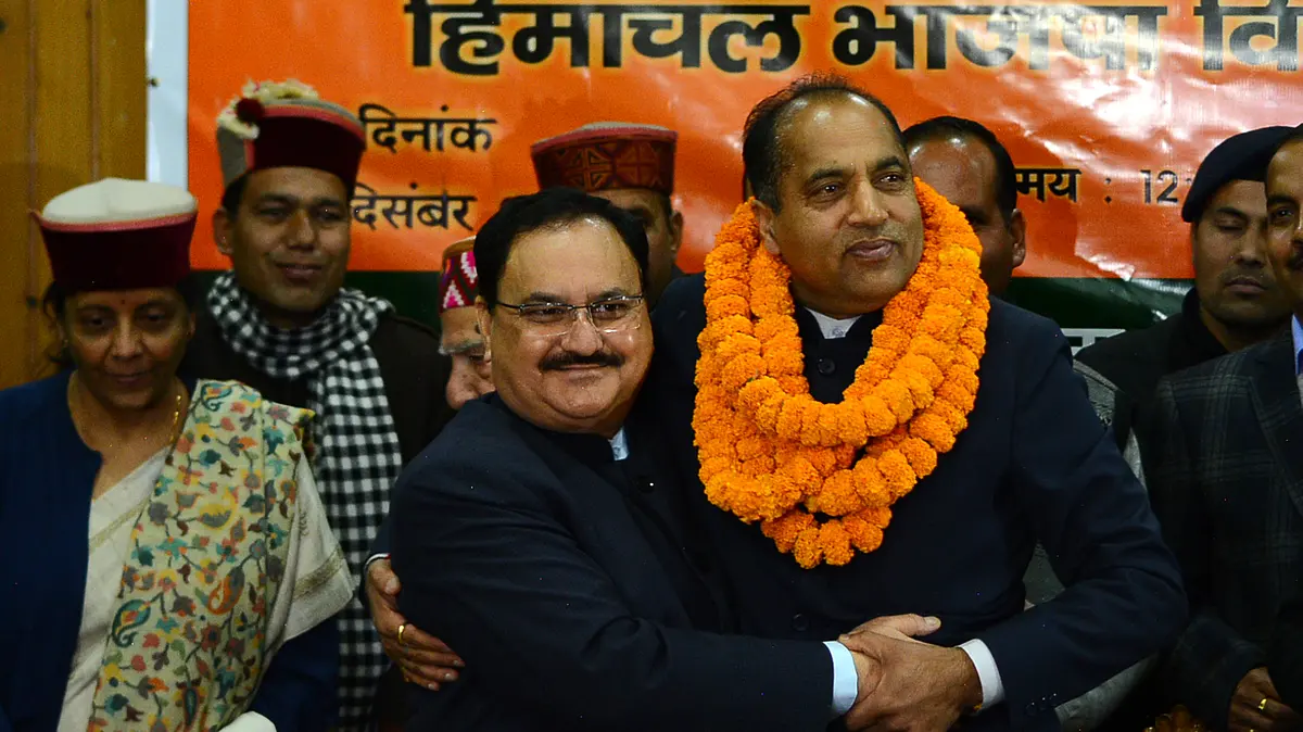 #HimachalBypolls2019: BJP Retains Both - Dharamshala, Pachhad Seats; CM Jairam Thakur Thanks Voters
