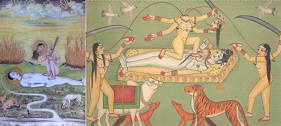 Ursula Guin catches vividly with ambiguous reversals, the enigmatic tantric imagery of Kali dancing on Shiva