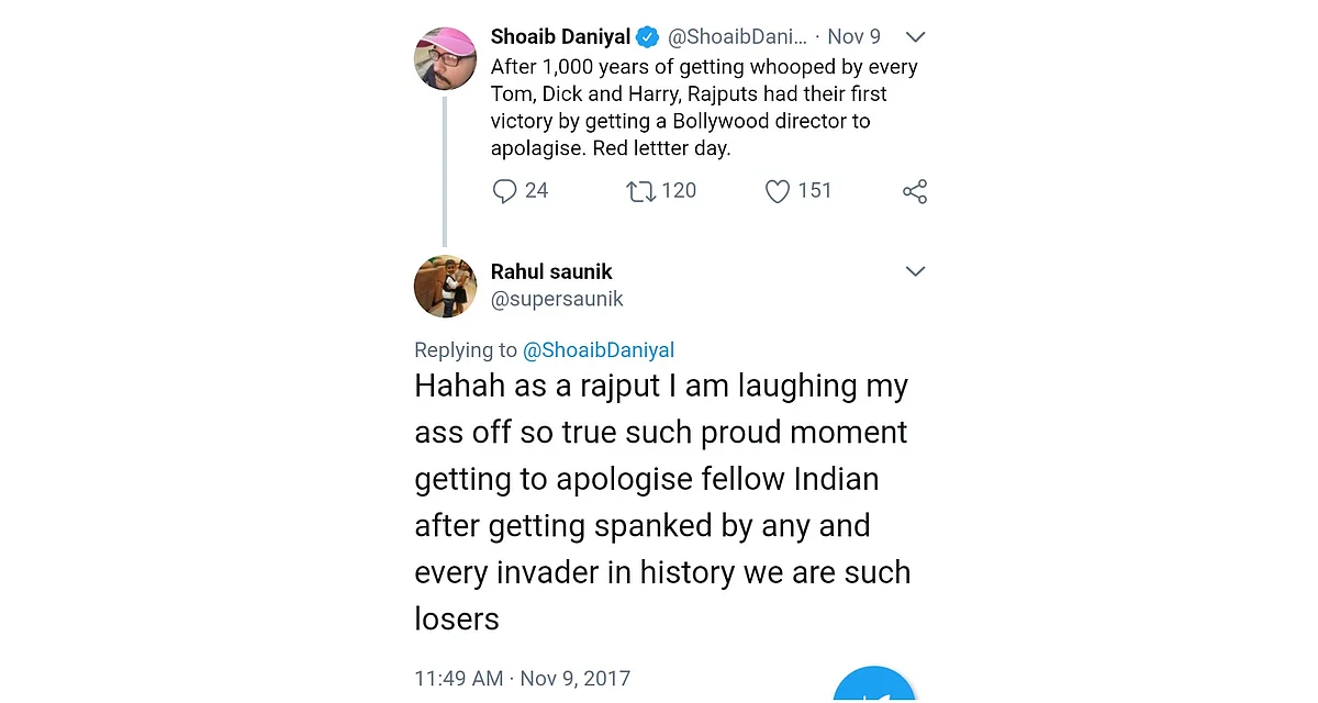 Twitter screenshot