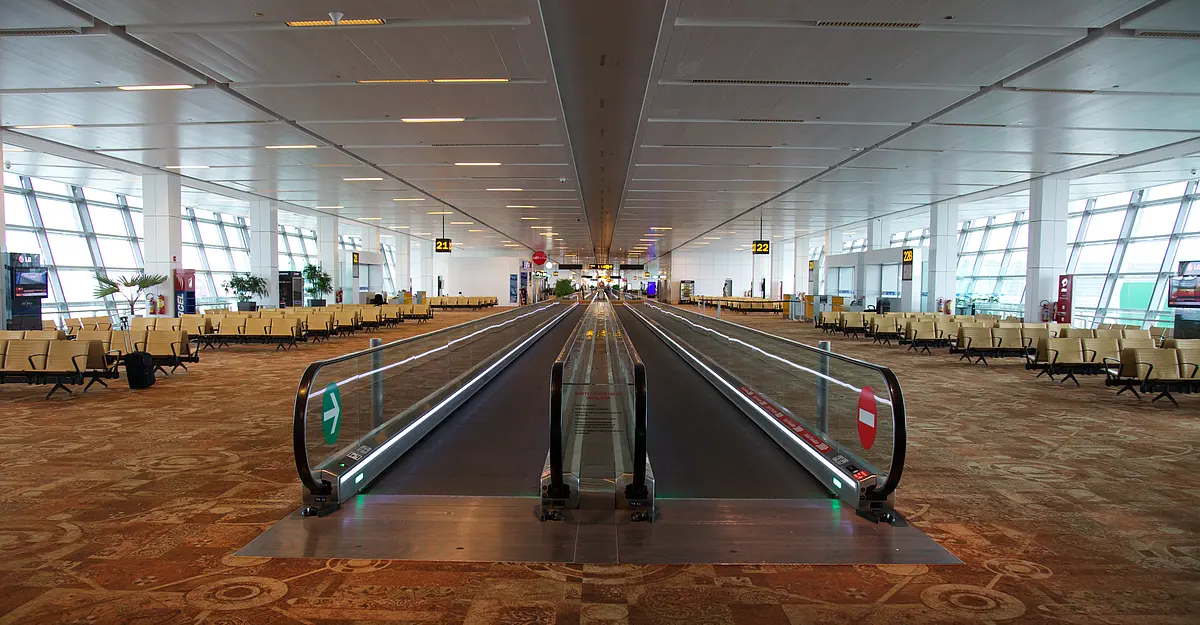 Chennai Airport Travelator To Connect Terminals, Metro Rail By Month-End
