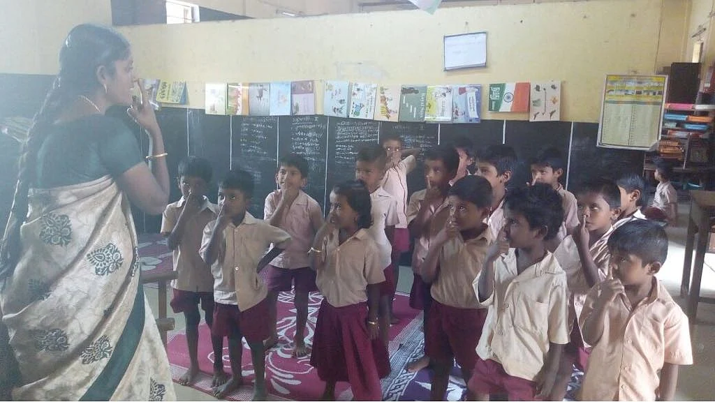 Children taking part in the Think Equal programme.