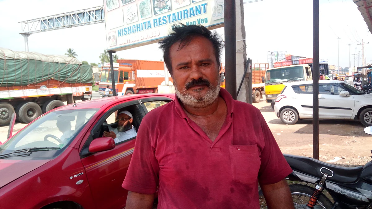 D Viswanathan, who has been driving trucks for over 30 years, now feels he has never had it so good. 