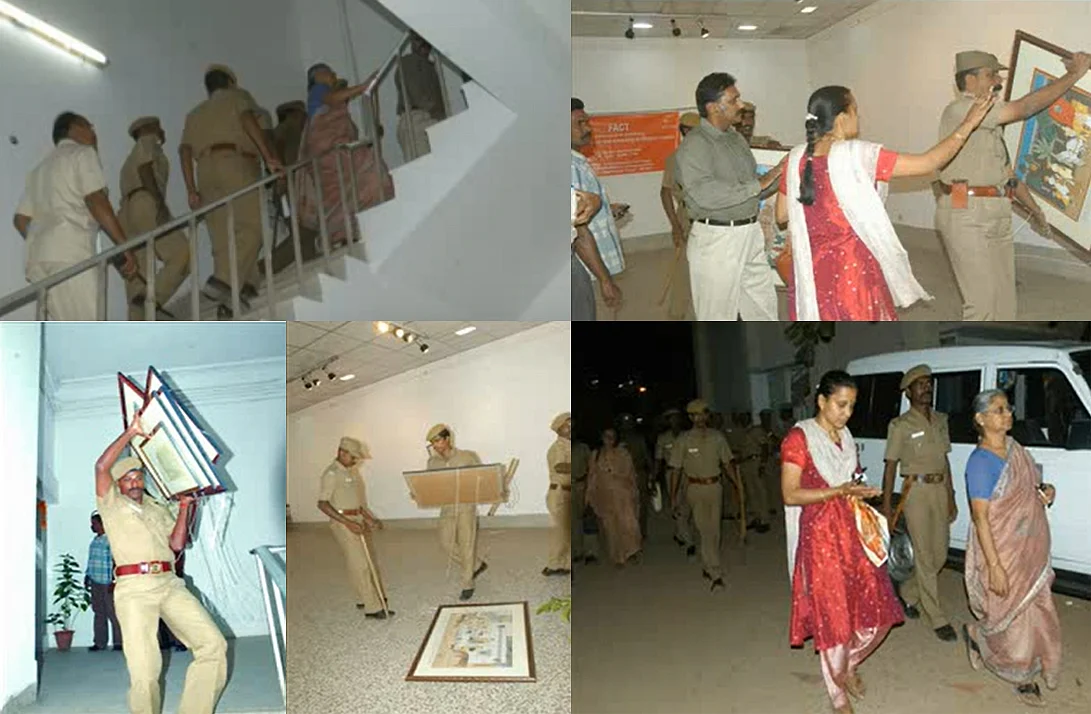 2008: FACT exhibition at Chennai - stopped because radical Islamists opposed it.