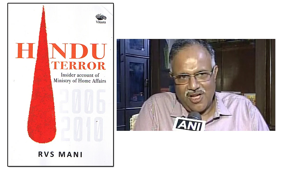 Cover of the book, Hindu Terror by R V S Mani, right