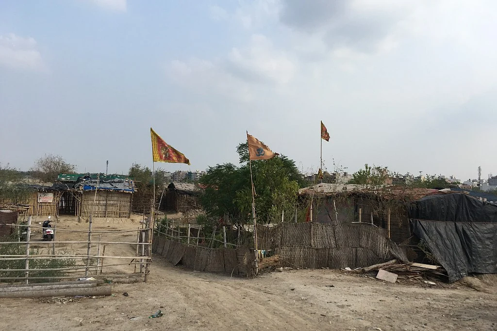 Entry to the camp