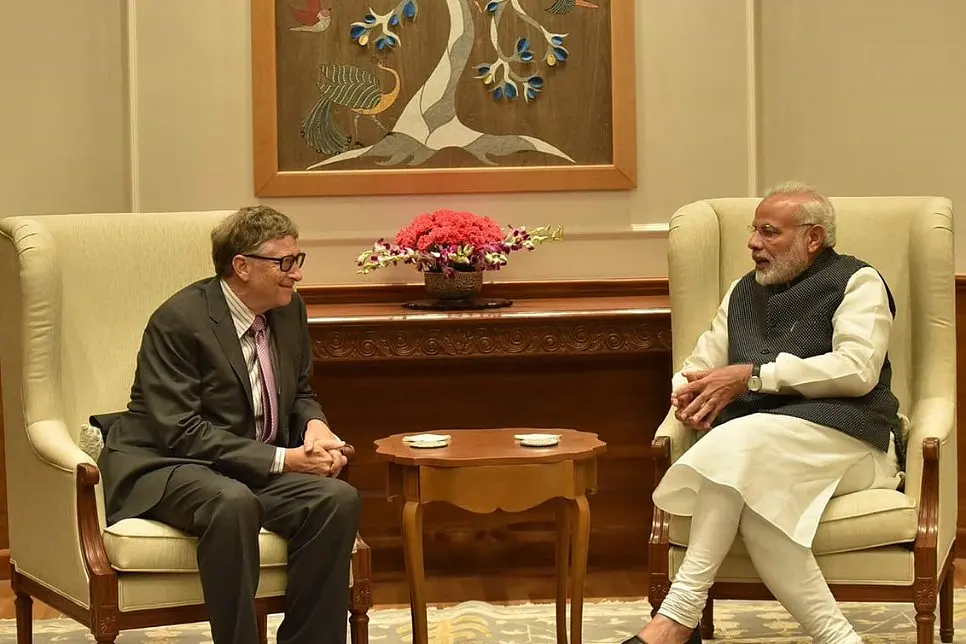 PM Modi Thanks Microsoft Co-Founder Bill Gates For "Kind Words" On Ayushman Bharat Digital Mission