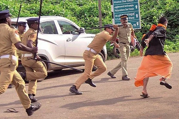 BJP’s approach of downplaying Hindu issues to one of local relevance will ensure that these issues are never addressed at the fundamental level, thereby forcing the communities to defend at such close quarters on all fronts.. (picture via Twitter)