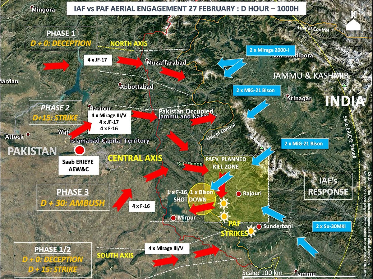 Air engagement map prepared by Sameer Joshi. (@joe_sameer/Twitter)
