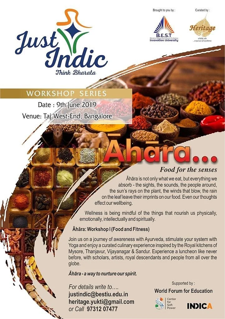 The workshop is on 9 June at Taj West End, Bangalore. 