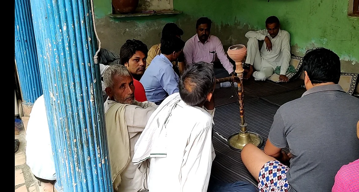 Mourners in Gopal’s house