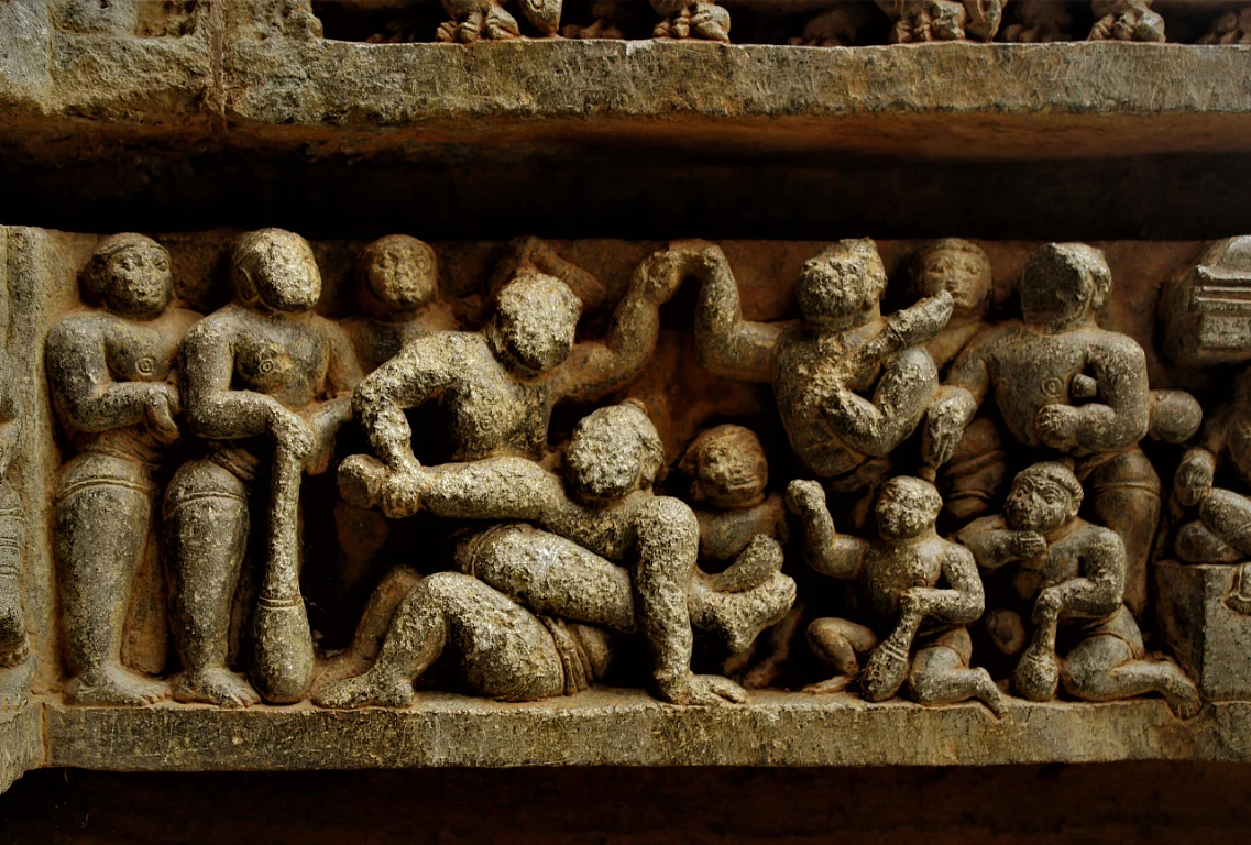 Chanura and Mushtika - wrestlers slayed by Krishna and Balarama.