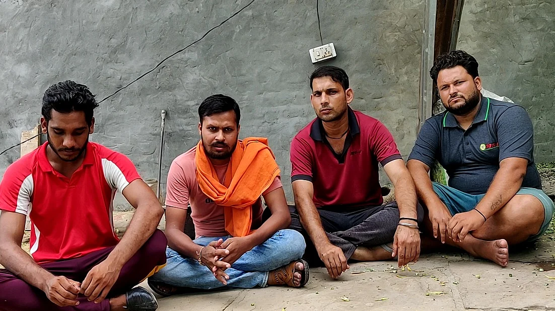 (Left to right) Tarun, Bablu, Raj and Devilal