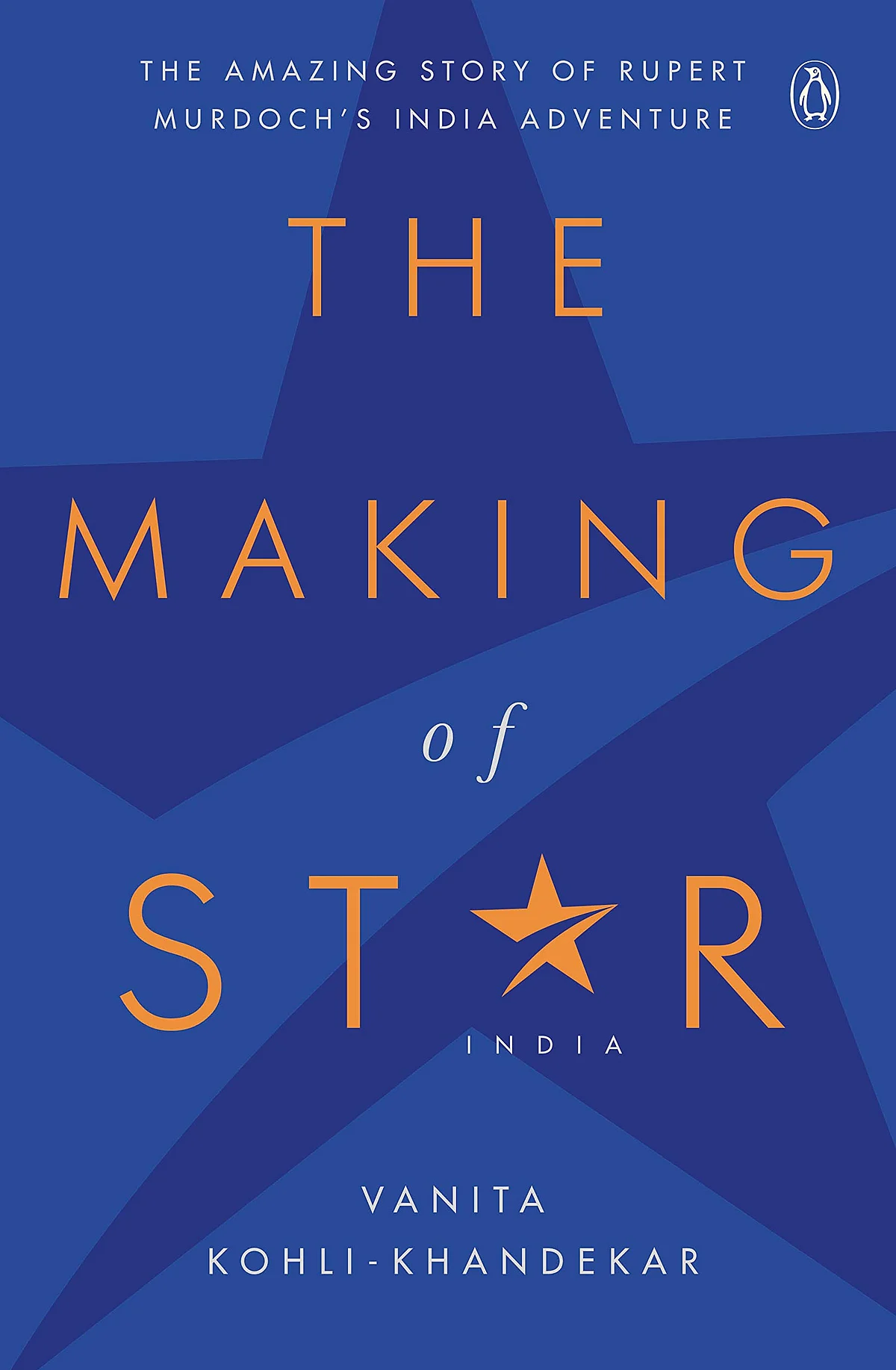 The cover of the book on the Making of Star India. 