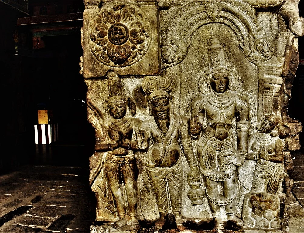 Liberation of Ahalya by Sri Rama, Kumbakonam
