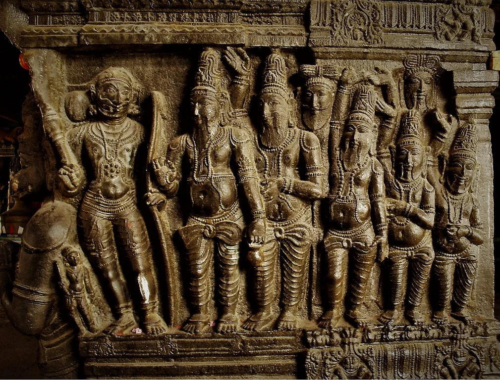 Valmiki the Adikavi as Ratnakara the robber: his encounter with the sages, Kumbhakonam