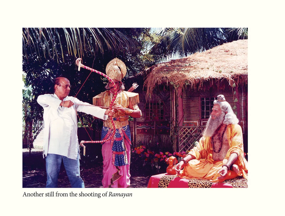 Another still from the shooting of Ramayan. (Prem Sagar)