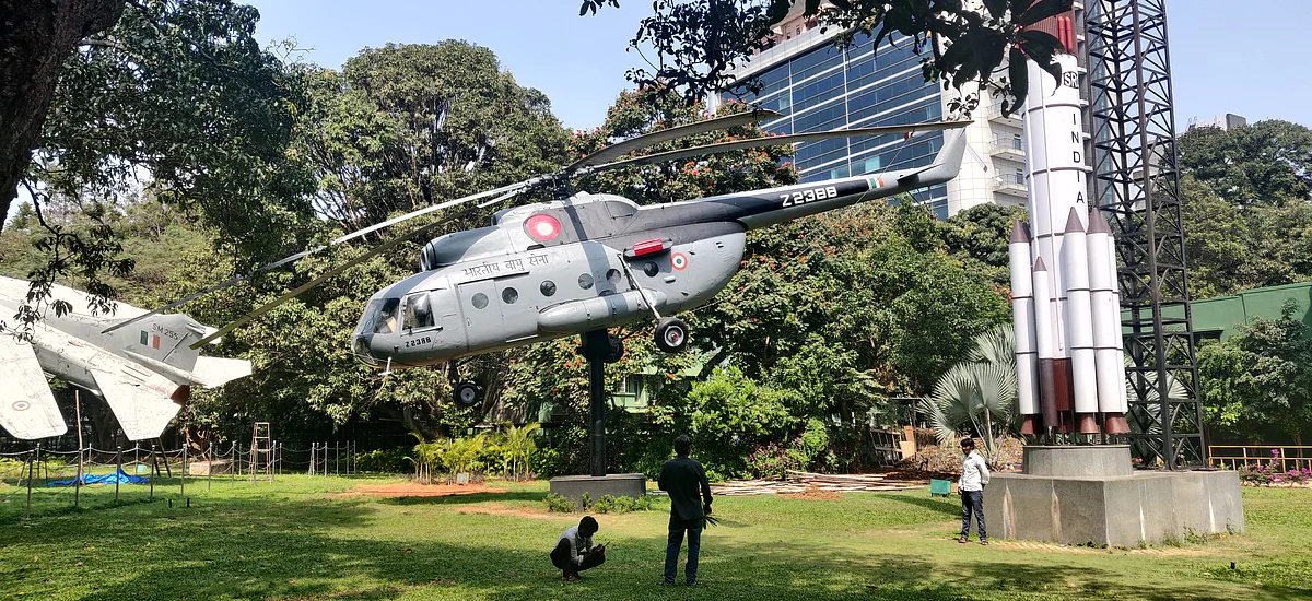 A helicopter that was used in battle .