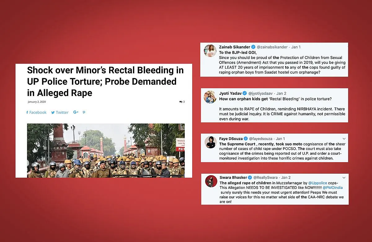Exclusive: FIR For ‘False Reporting’ After Media And Twitter Users Cried ‘Rape’ By Cops In Saadat Madrassa During Anti-CAA Stir In UP