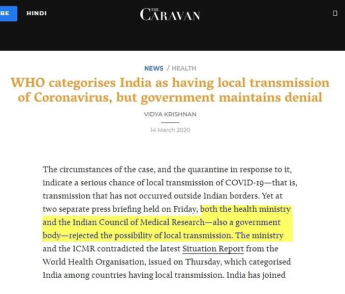 India Being Forced To Battle Outbreak Of Not One But Two Diseases: Covid-19 And Fake News