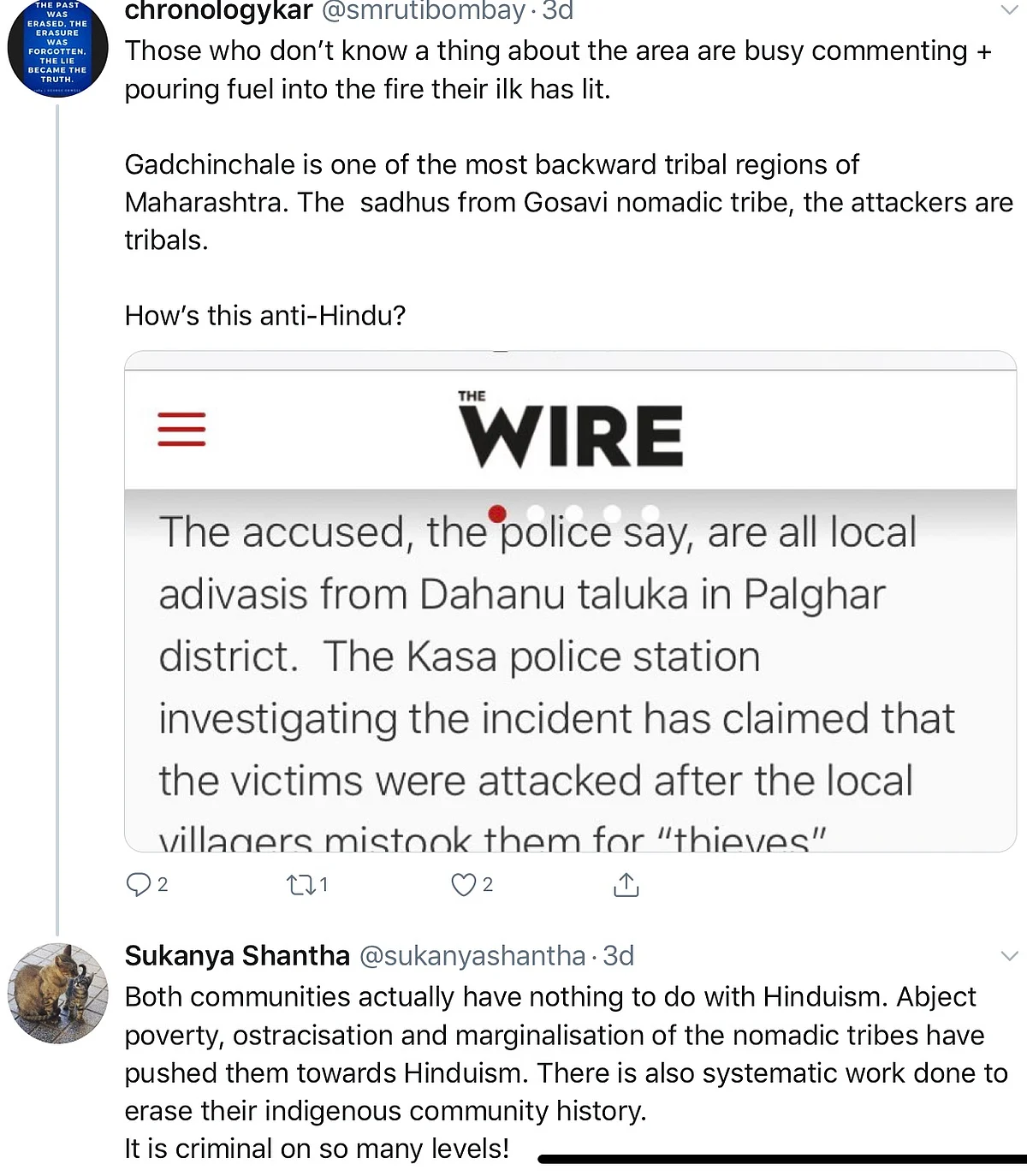 Screenshot of a tweet