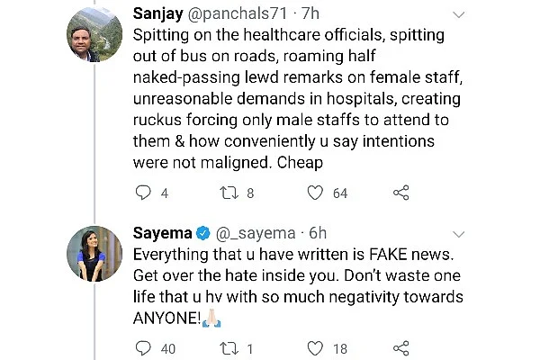 A screenshot of RJ Sayema’s tweet