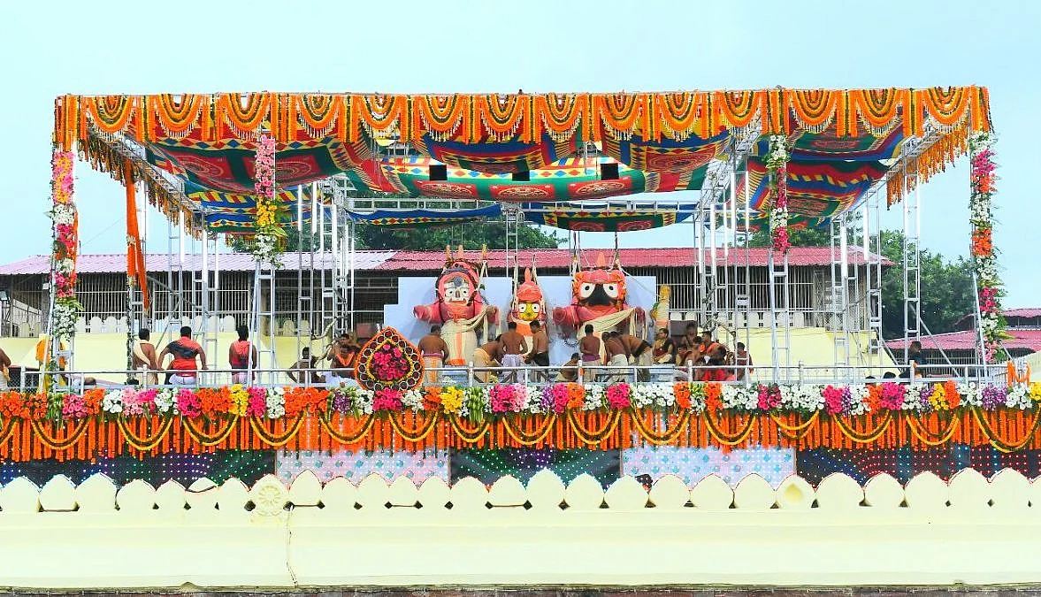 Jagannath of Puri today (@IPR_Odisha/twitter)