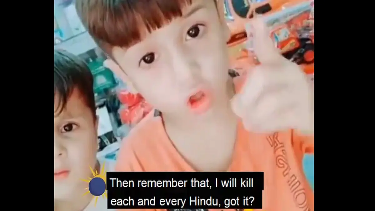 ‘Will Kill Each And Every Hindu If Temple Built In Islamabad’: Brainwashed Pakistani Kid Warns Imran Khan In Tik Tok Video